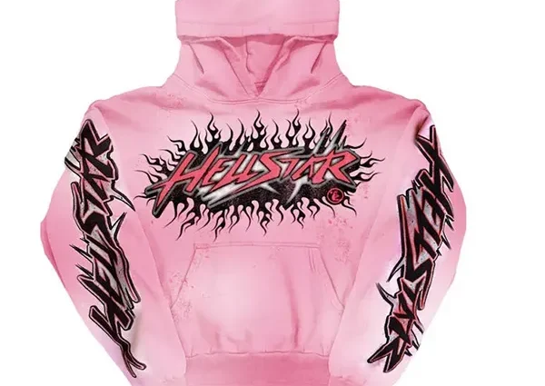 Pink Hellstar hoodie