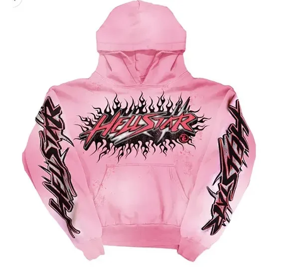 Pink Hellstar hoodie