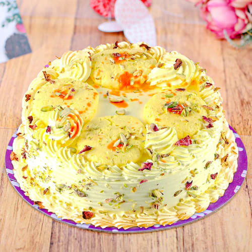 Rasmalai Anniversary Cake